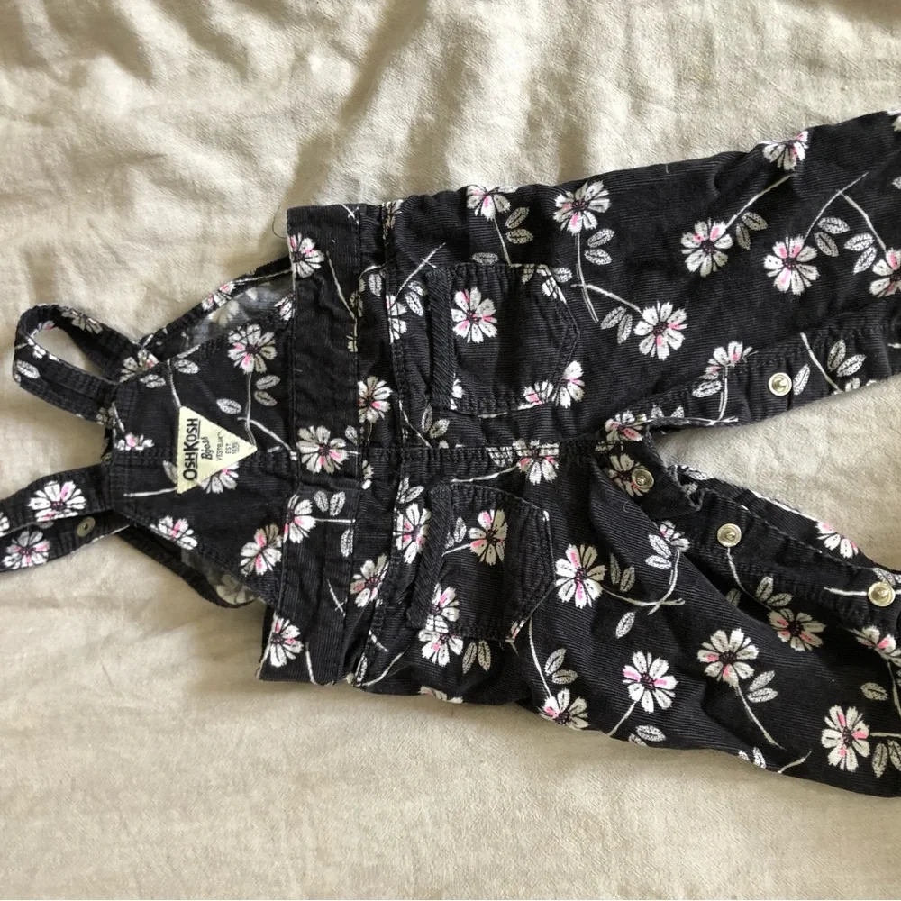 Floral OshKosh B’gosh overalls 3 months - Picture 4 of 4